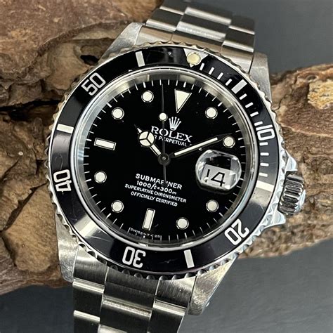 men's 16610 oyster date submariner rolex watch price|rolex submariner 16610 price chart.